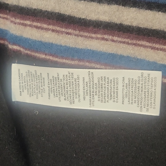 JOIE Dagna 100% Wool Open Cascade Stripe Cardigan - Picture 10 of 10